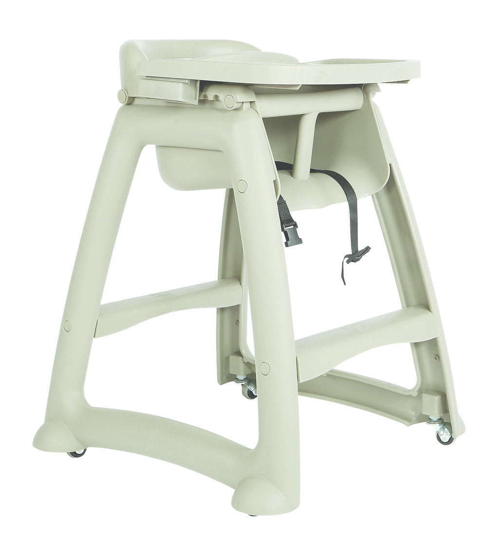 High Chair with wheels and Tray