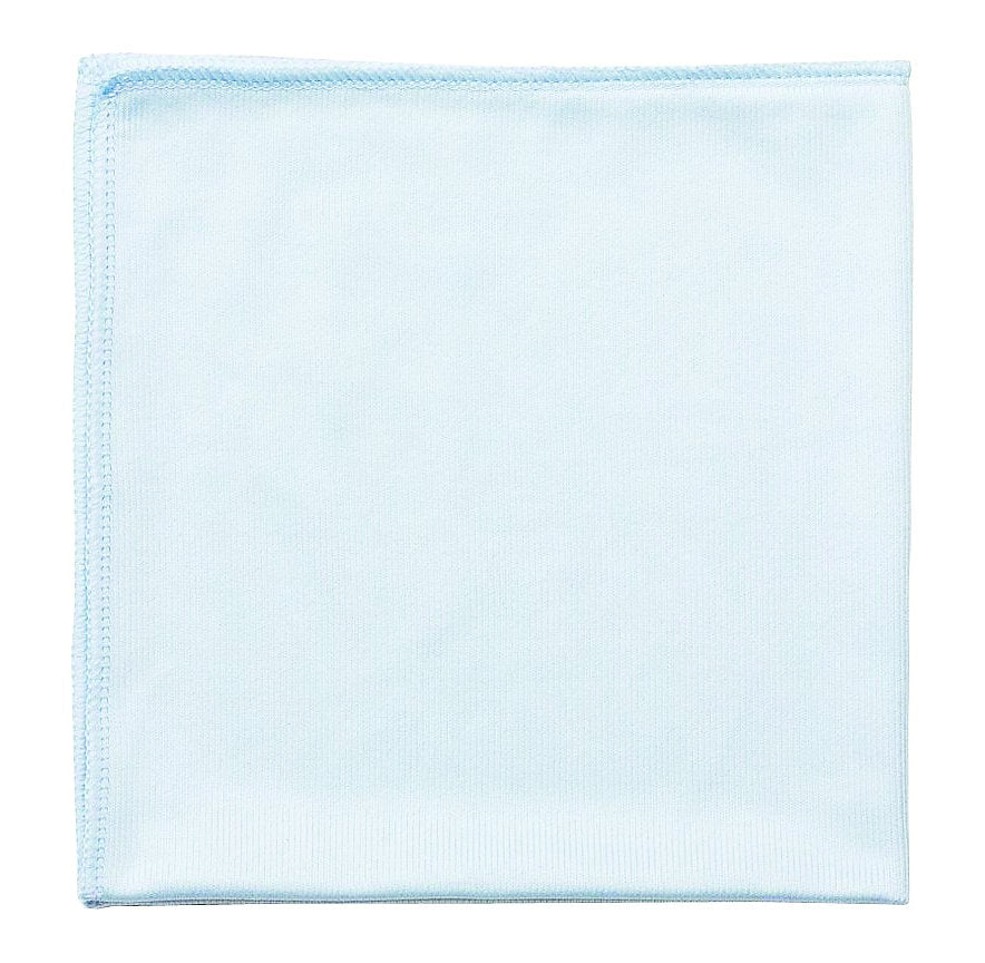 16”x16” Glass/Mirror Microfiber Cloth Blue