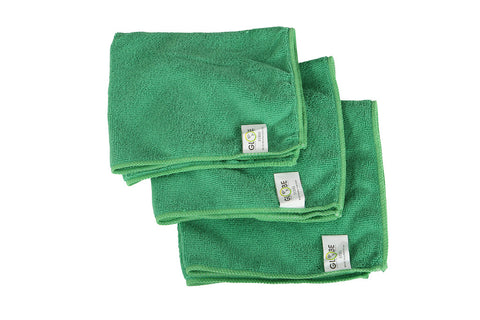 16"x16" Microfiber Cloth 240GSM Green