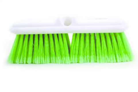 10" Vehicle Brush with Bumper Green Fiber