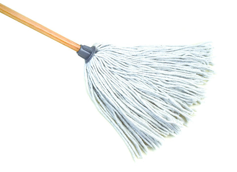 12oz Synthetic  Yacht Mop w/ 54" Wood Handle