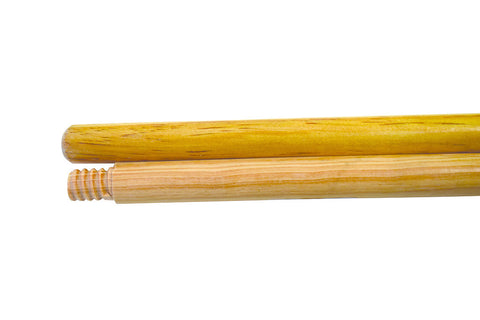 1 1/8" x 48" Threaded Lacq Wood Handle