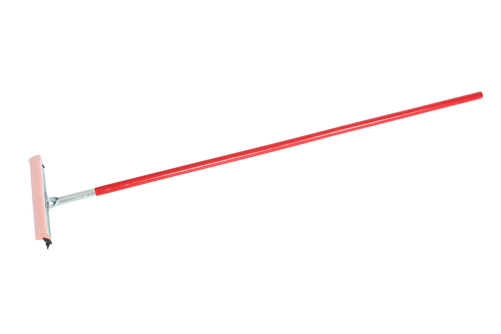 10" Wide Auto Winshield Squeegee - 52" Long Handle