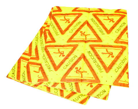 15"x18" Hi-Vis Universal Caution Pads Heavy Duty - 5 Pack